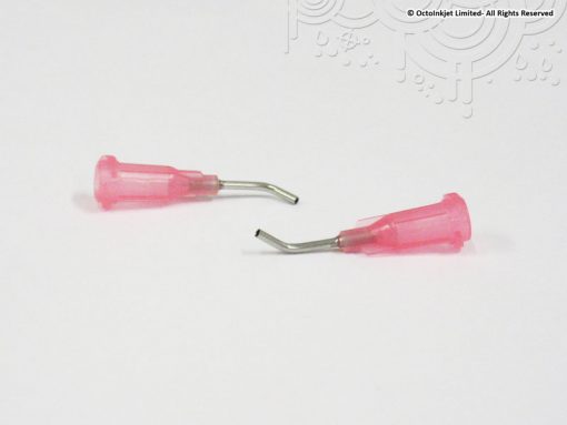 18G Blunt Needle 0.5inch (13mm), Bent Tip 45 deg'