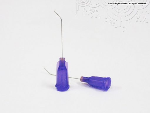 30G Blunt Needle 1inch (25mm), Bent Tip 45 deg'