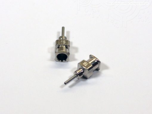 18G Blunt All Metal 0.5" (13mm) Blunt Needle