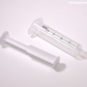 20ml Luer Slip, (eccentric tip) Syringe - 2 part - No rubber plunger