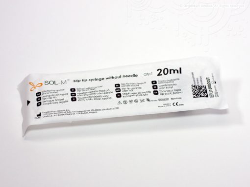 10ml Luer Slip Syringe - 3 part, concentric [Sol-M]