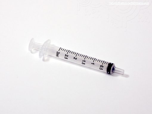 3ml Luer Slip Syringe – 3 part concentric [Sol-M]