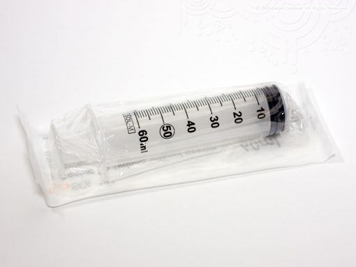 60ml Luer Slip Syringe - 3 part, eccentric [Sol-M]