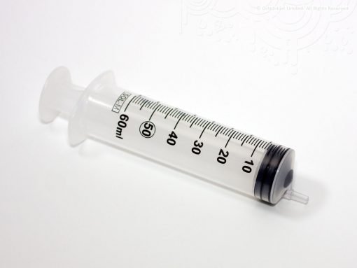 60ml Luer Slip Syringe - 3 part, eccentric [Sol-M]